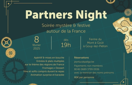 Partners Night - soirée mystère et festive autour de la France