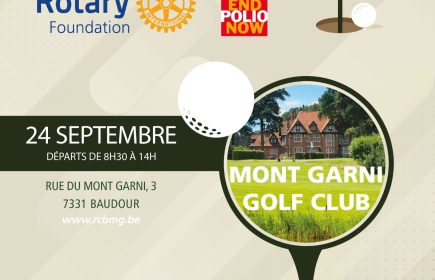 Affiche officielle - 2ème édition Tournoi de Golf - RCBMG