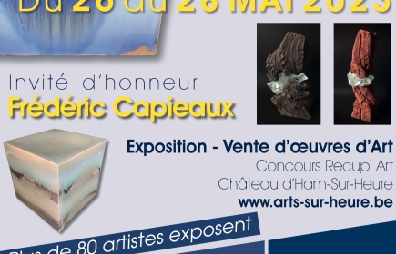 Arts-sur-Heure 2023 du vendredi 26 mai au dimanche 28 mai : Exposition – concours récup’art
